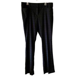 New York & Co. | Black Windowpane Straight Leg Pants 16